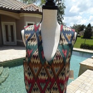 Traditions Pamela Kline Womens Vest Med NWT RARE